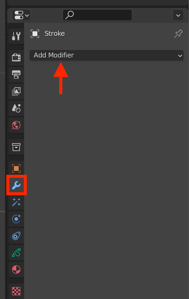 Add a tool from Add Modifier