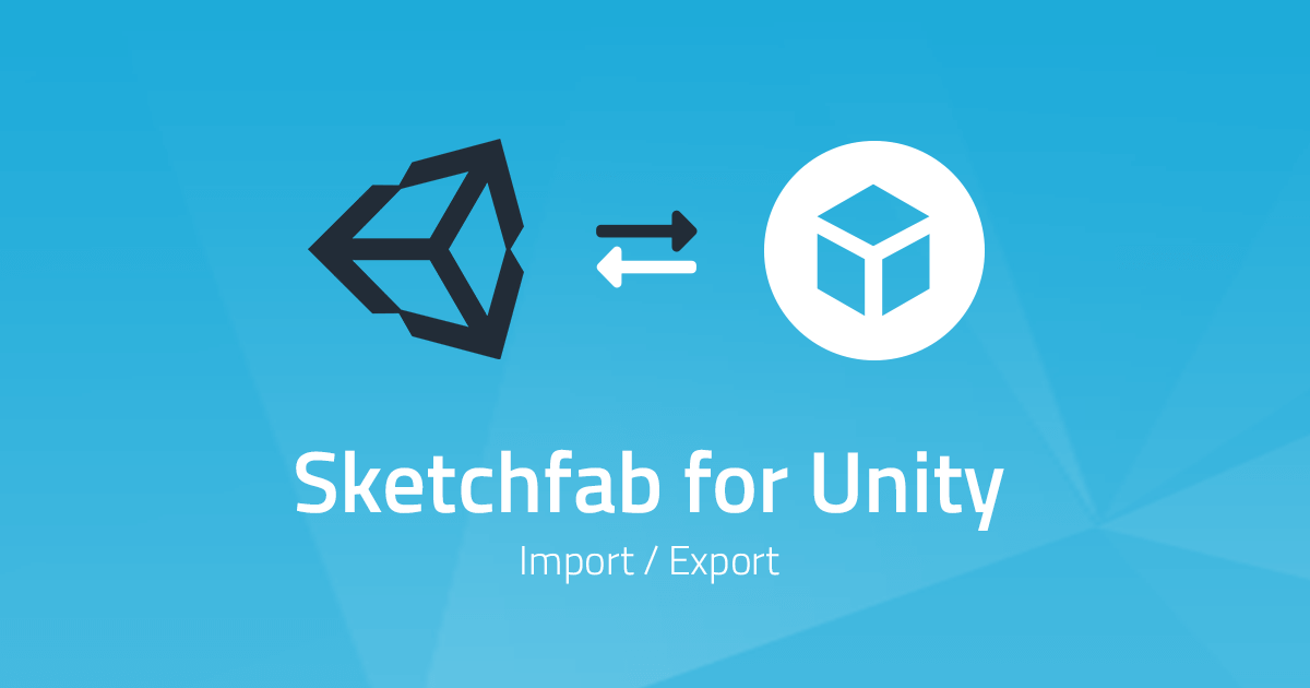 get a sketchfab models into unity
