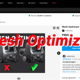 【Unityアセット】Mesh Optimizerで3Dモデルのポリゴン数を下げてシーンを軽くする