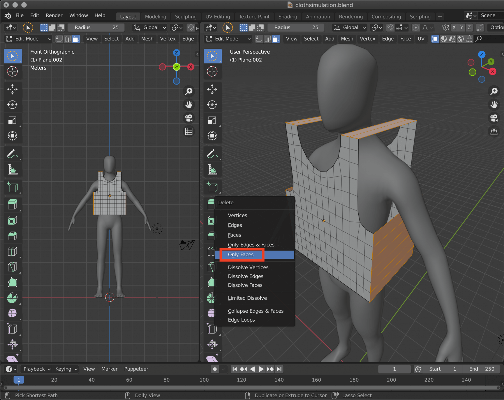 [Introduction to Blender] Let's make clothes with cloth simulation ...