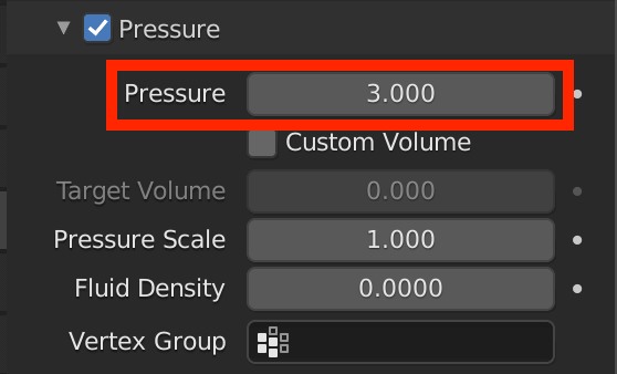 Check the Pressure checkbox and change the value to 3.