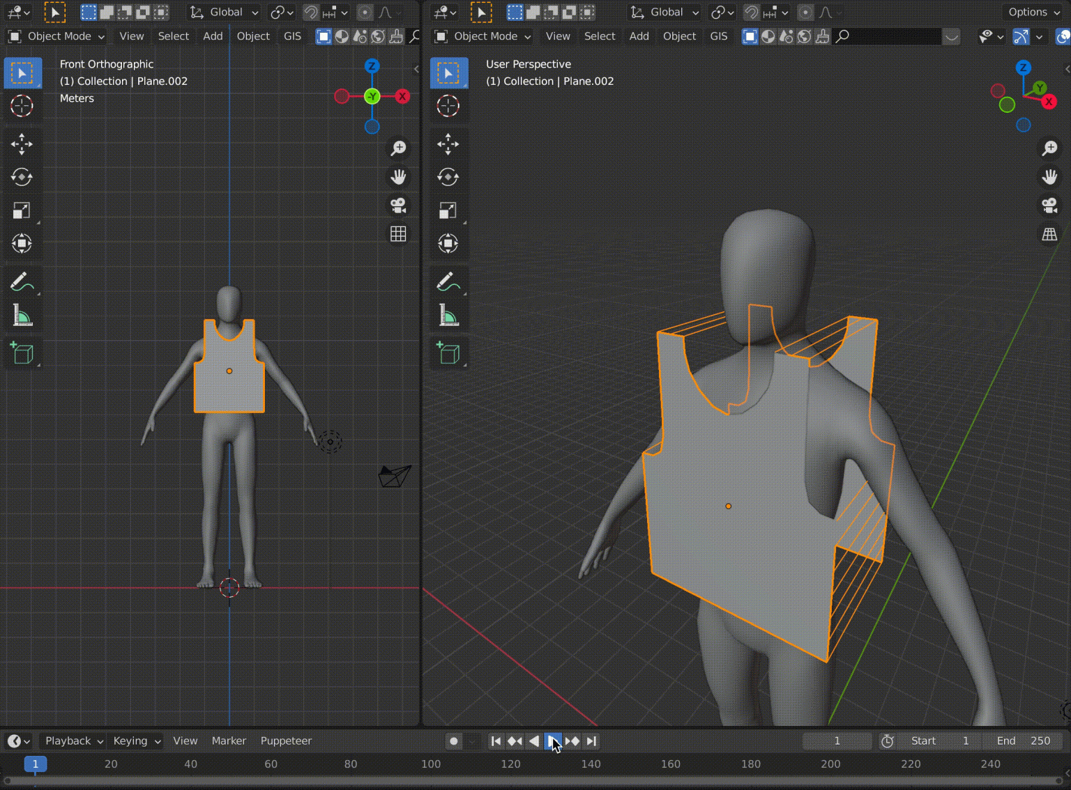 [Introduction to Blender] Let's make clothes with cloth simulation ...