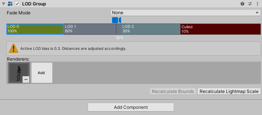 Unity - Manual: Level of Detail (LOD) for meshes