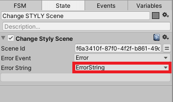 Adding a new variable "ErrorString" to Error String