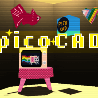 ドット絵の3DモデルをpicoCADで作る方法