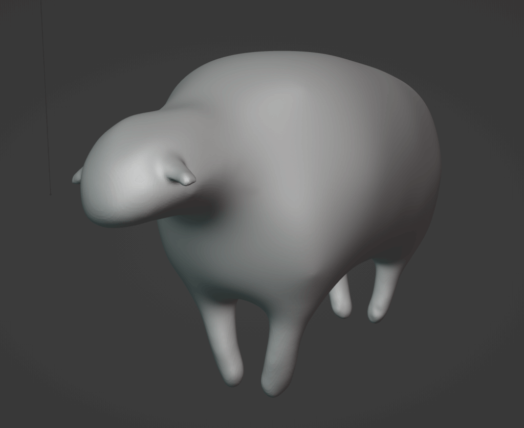 Using the Smooth brush, Inflate brush, and Remesh