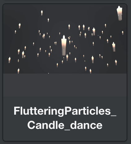 FlutteringParticles_Candle_dance