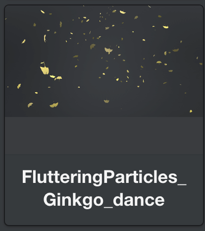 FlutteringParticles_Ginkgo_dance