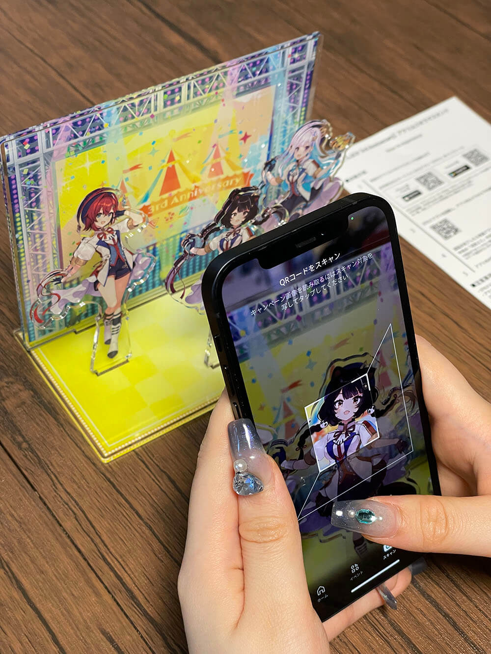にじさんじ AR機能付きアクリルスタンドの体験方法 - STYLY