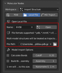 [Blender] How to Handle Molecular Data with “Molecular Nodes” Addon ...