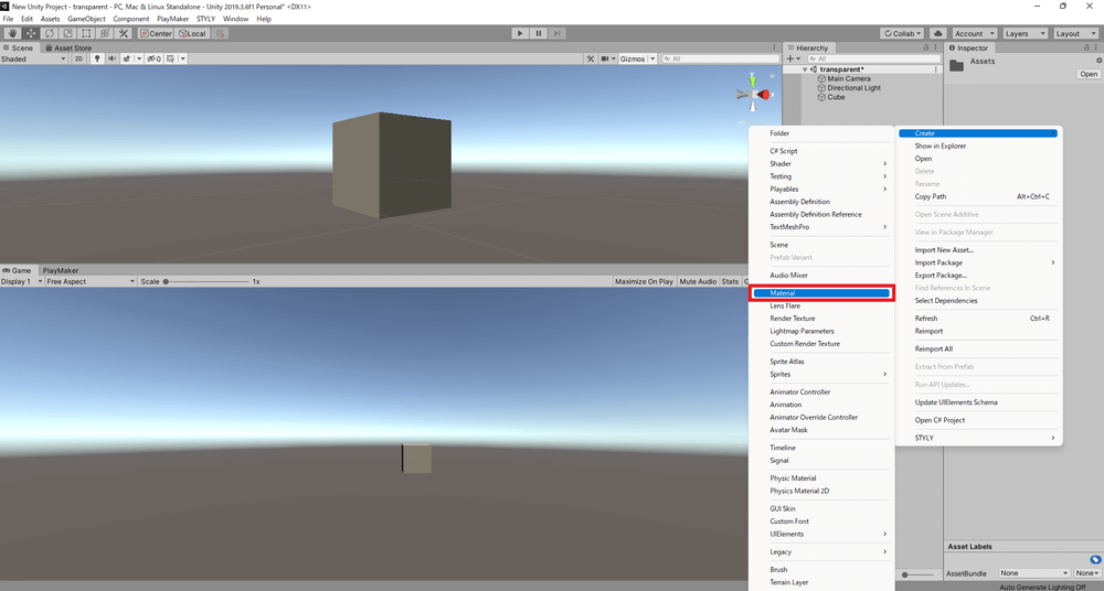 unity-how-to-make-an-object-transparent-styly