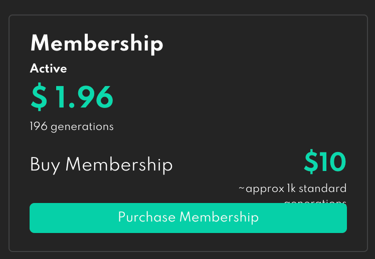 Purchase Membership