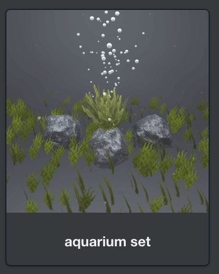 aquarium set