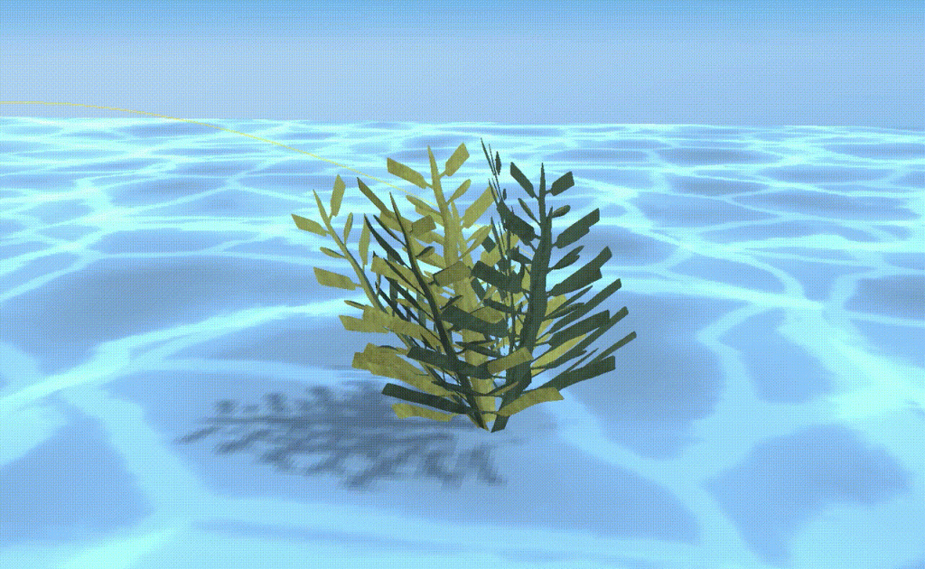 Seaweed object yellow