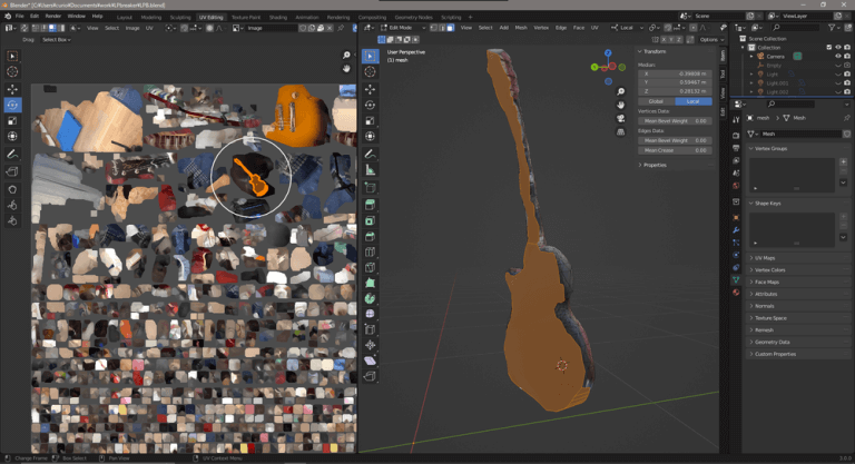 [Blender] Summary of how to modify 3D scanned models - STYLY