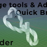 【Blender】面と面をつなぐ「ループブリッジ機能」と無料アドオン「Quick Bridge」を使い分けよう