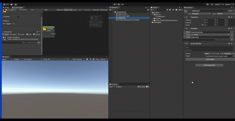 Introduction to Unity Visual Scripting: Learn the basics of connecting ...