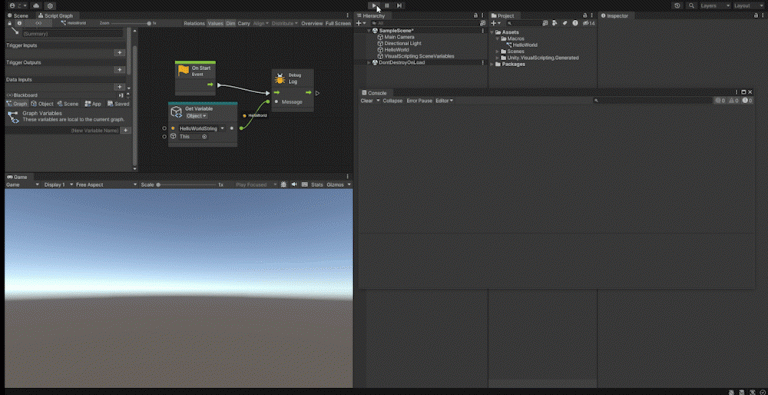 Unity Visual Scripting 入門：ノード接続の基礎を学ぶ - STYLY image.
